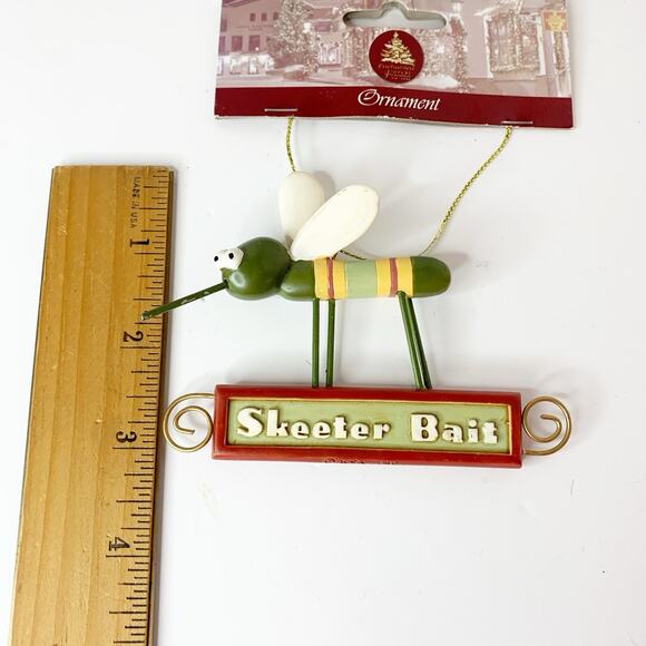 Skeeter Bait Mosquito Christmas Ornament Bug NEW Enchanted Forest Nature Outdoor - Picture 7 of 7
